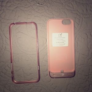 Rose gold iPhone 6s charging case